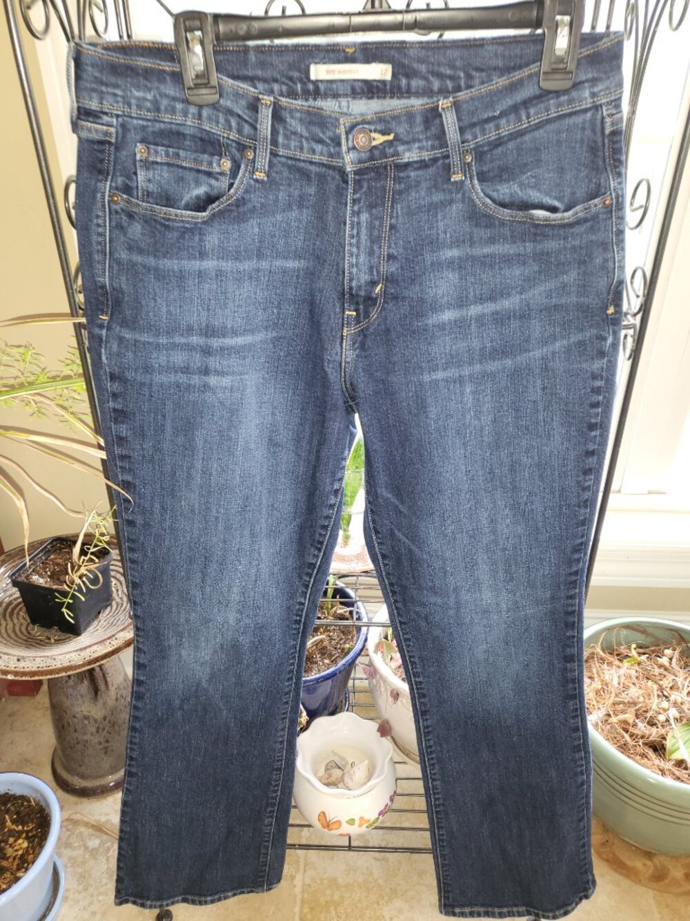 Levi's Women's 515 Bootcut Jeans Size 12 Medium Dark Wash